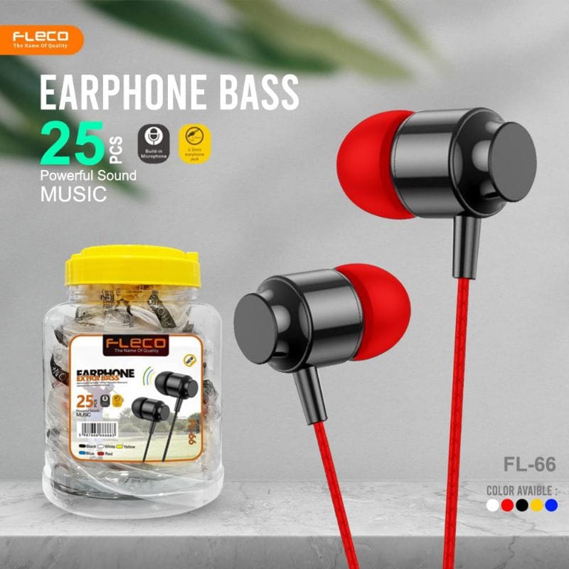 HEADSET FLECO FL-66 ( 1 TOPLES ISI 25 )